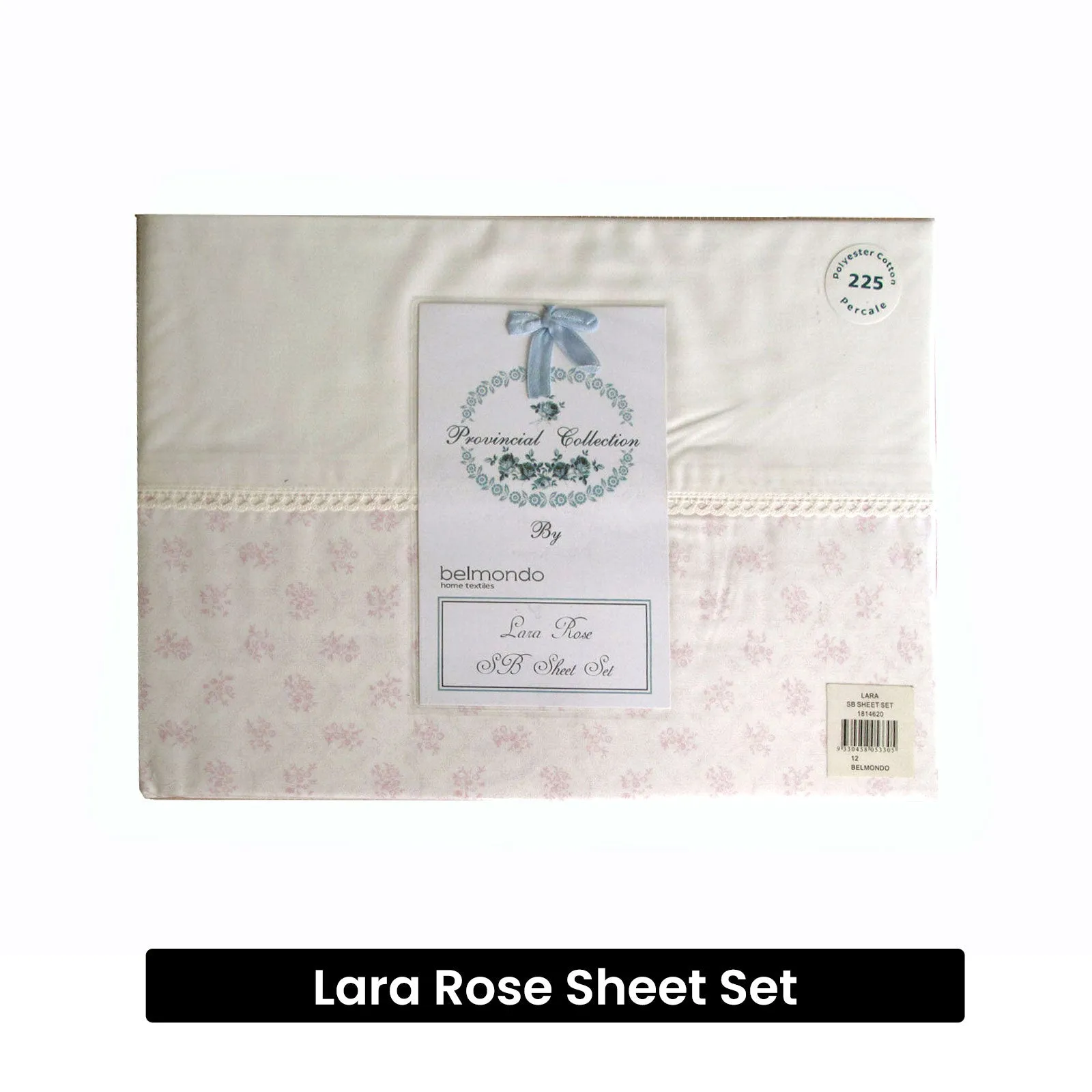 225TC Lara Rose Sheet Set | Single