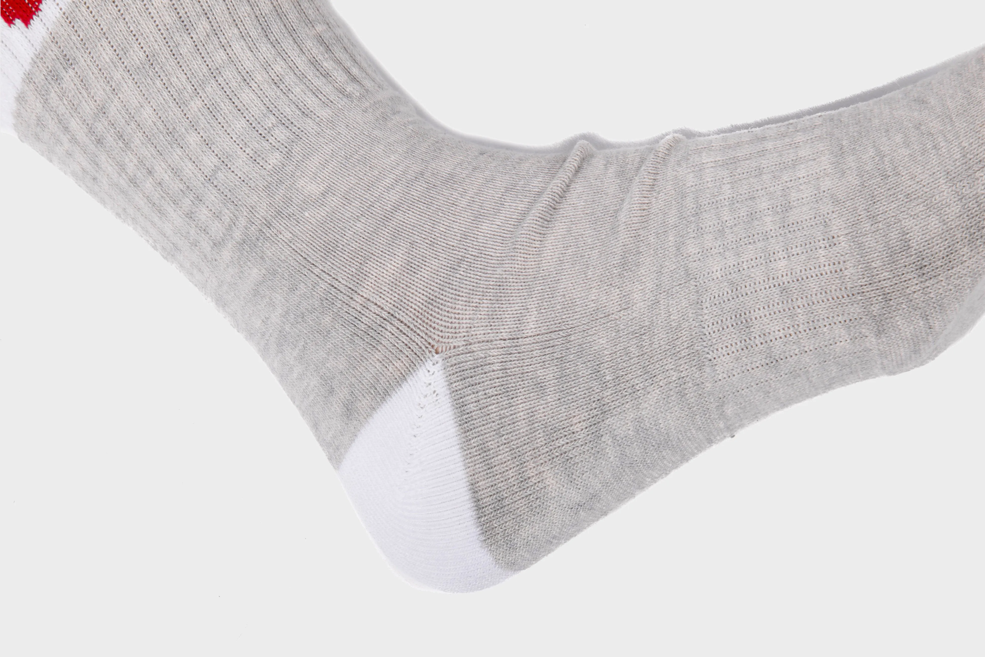 Arkansocks - Tailgater (Ash Heather/Red)