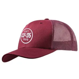 Centreforce Trucker - Maroon & White
