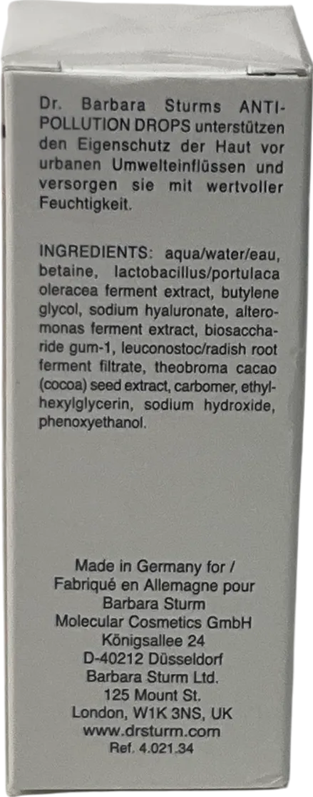 dr sturm Anti-pollution Drops 10ml