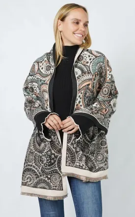 EPS11130 PAISLEY PATTERN PASHMINA SCARF
