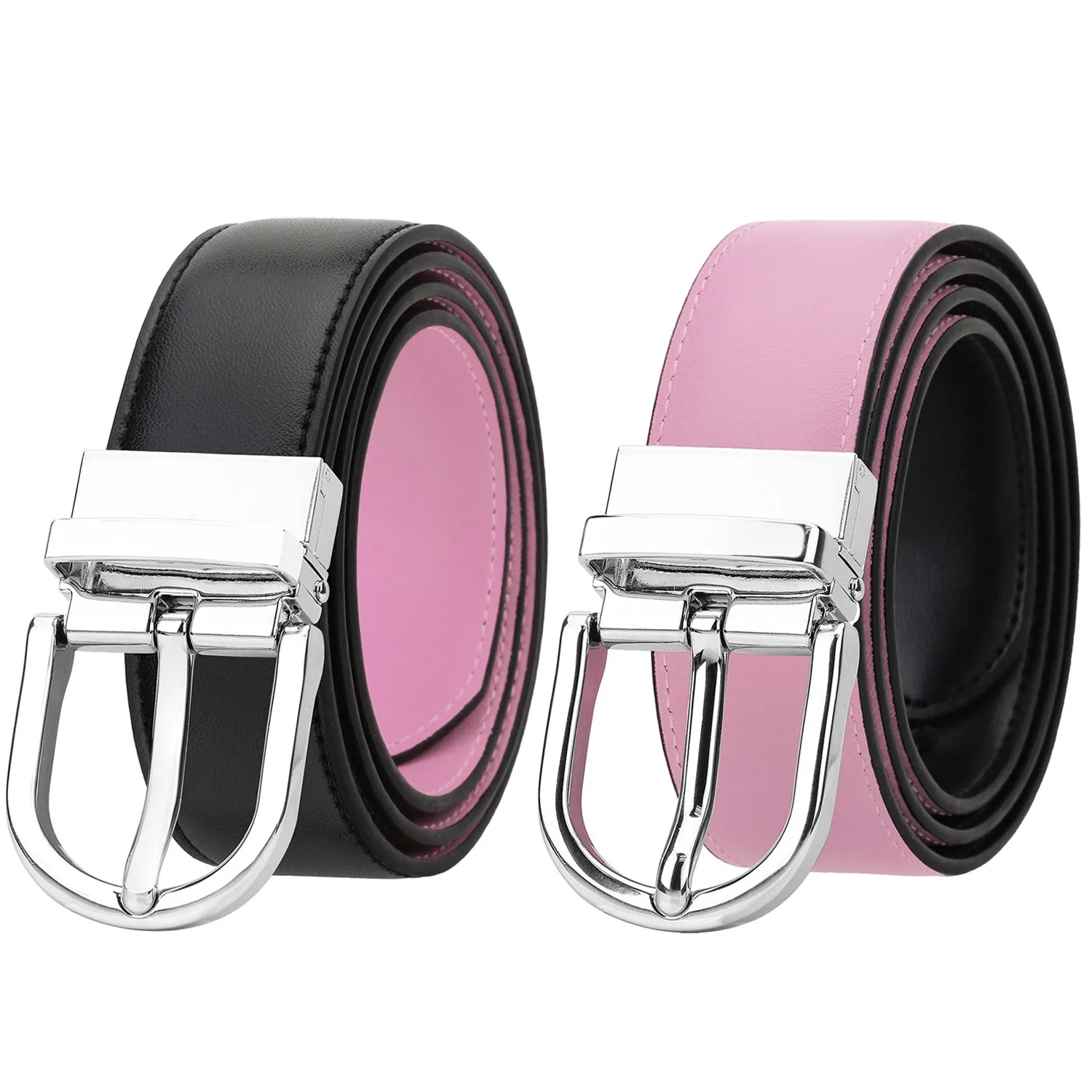 Falari Women Reversible Genuine Leather Belt