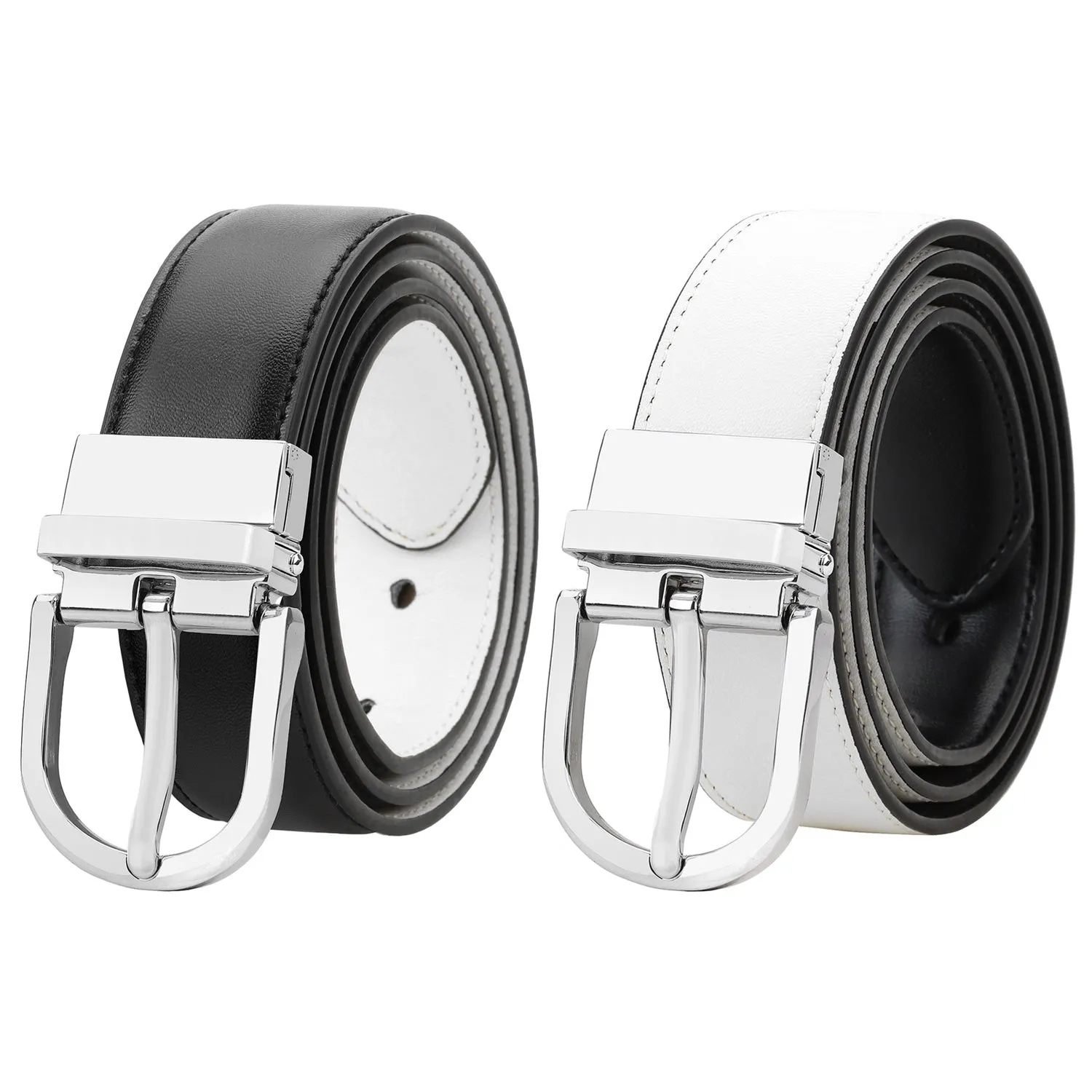 Falari Women Reversible Genuine Leather Belt