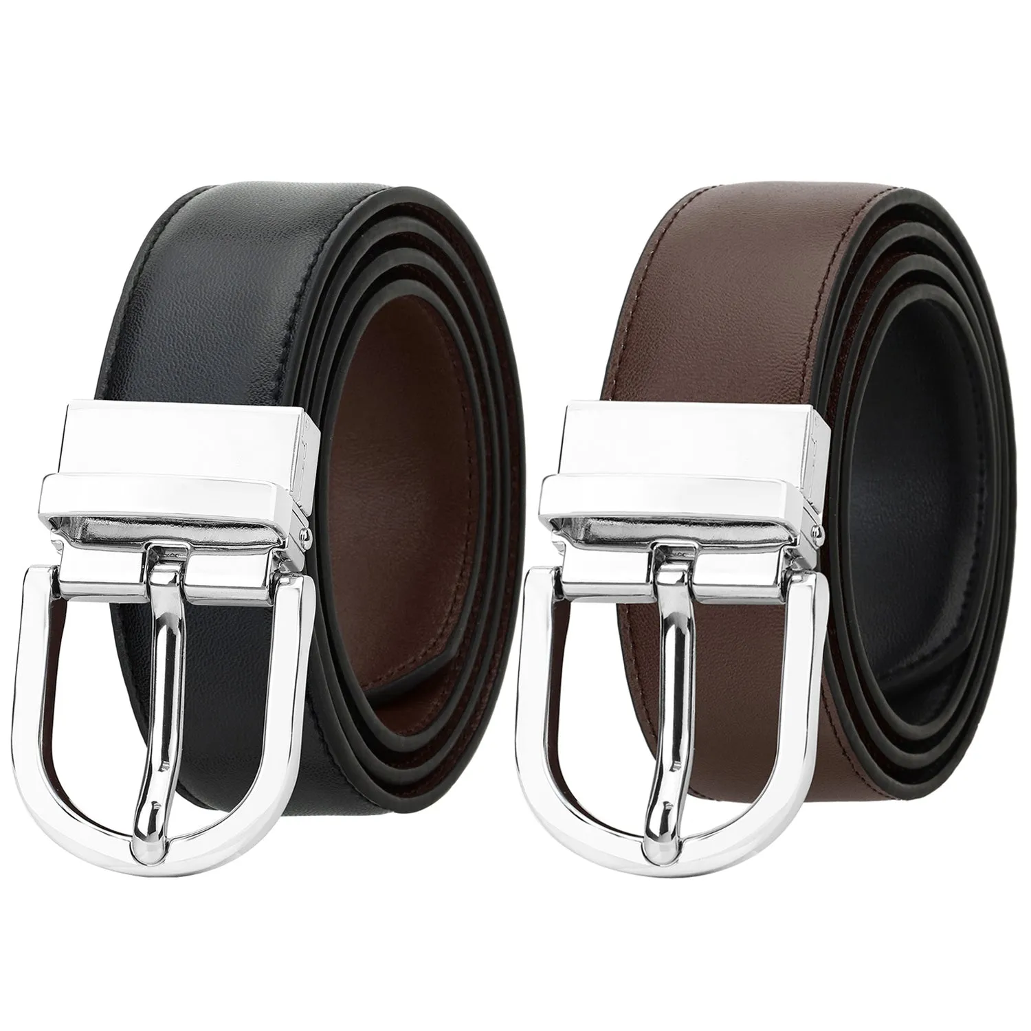 Falari Women Reversible Genuine Leather Belt