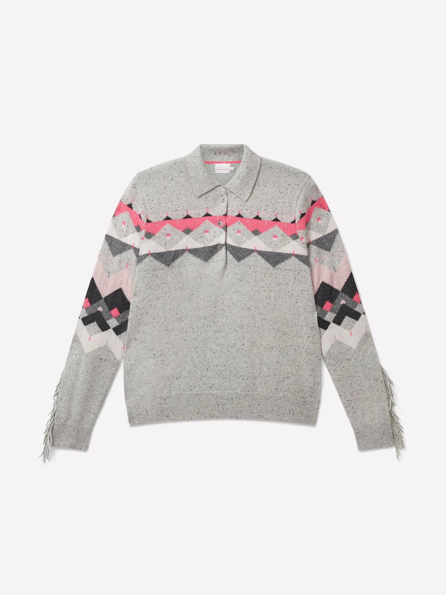 Fraya Fringe Polo Jumper