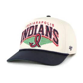 Indianapolis Indians '47 Adult Natural 50's Panoma Rope Hitch Adjustable Snapback Cap