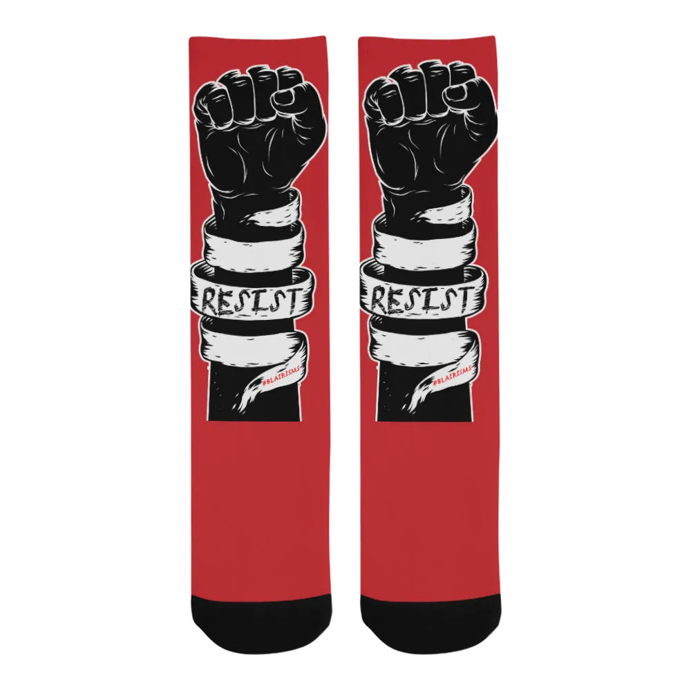 RESIST FIST CREW SOCKS