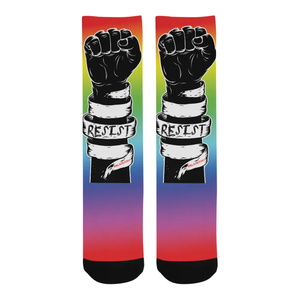 RESIST FIST CREW SOCKS