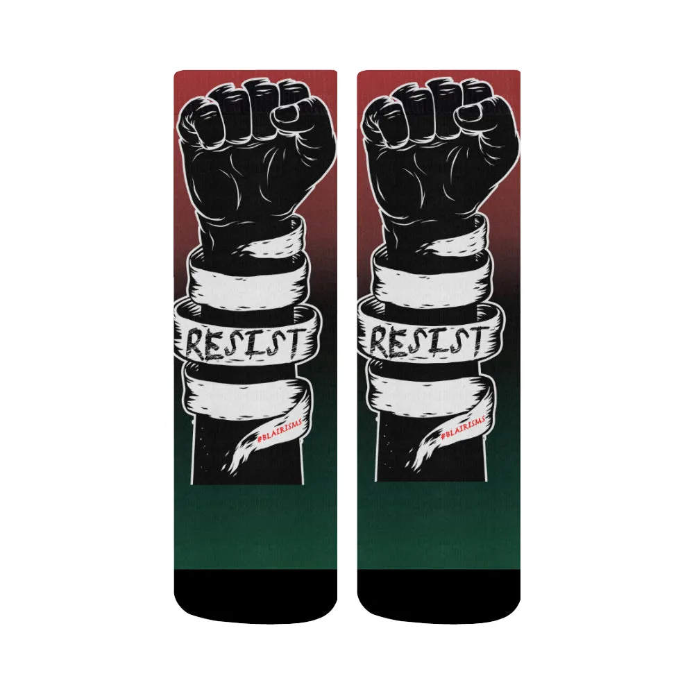 RESIST FIST CREW SOCKS