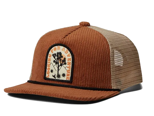 Tiny Whales - Looking For Adventure Trucker Hat in Rust