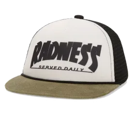 Tiny Whales - Radness Served Daily Trucker Hat in Army
